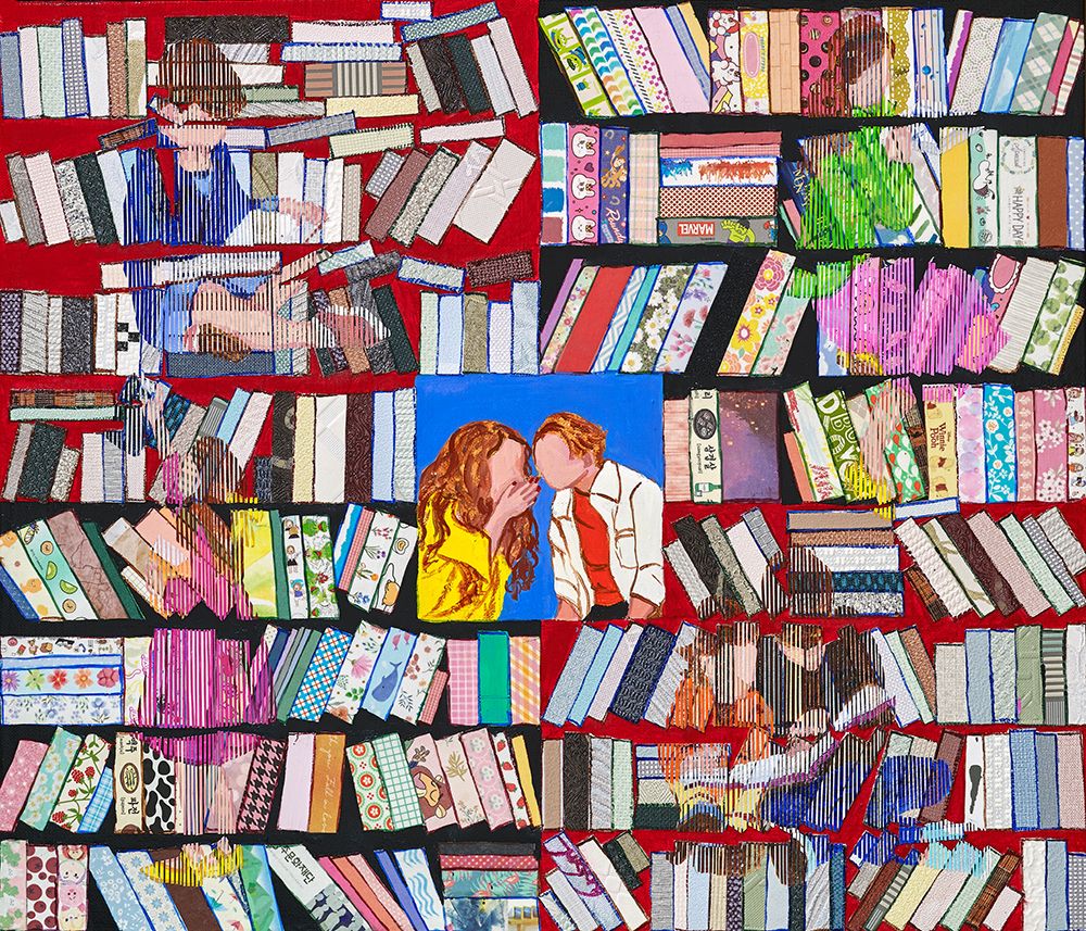 Wall art: Book Cafe, by Park, Jukyong