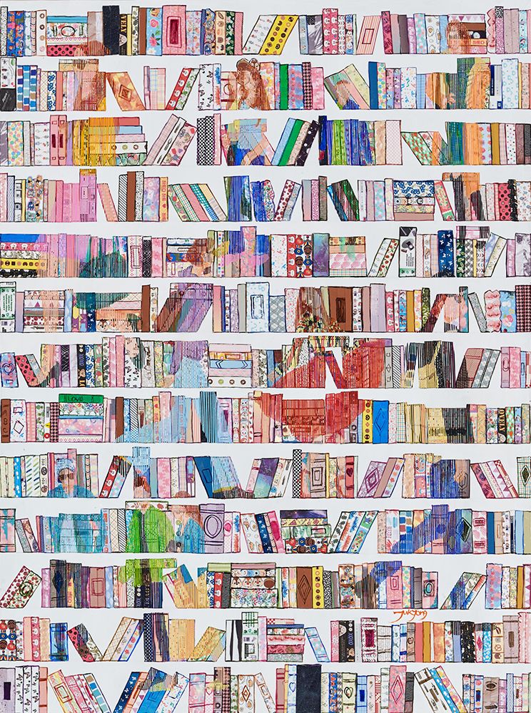 Wall art: Book Cafe, by Park, Jukyong