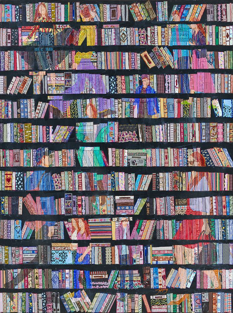 Wall art: Book Cafe, by Park, Jukyong