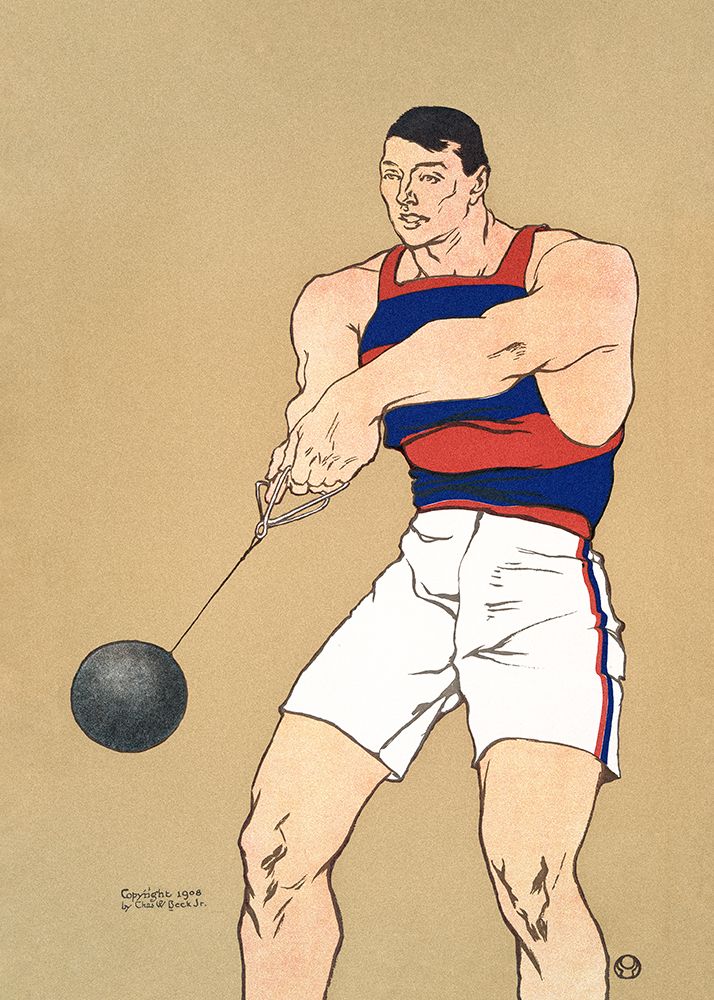 Art Print: Hammer Throw (1908)