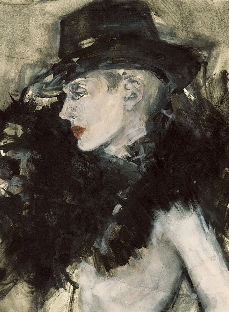 Wall art: Hommage An Jeanne Mammen IX, by Rathmann, Ute