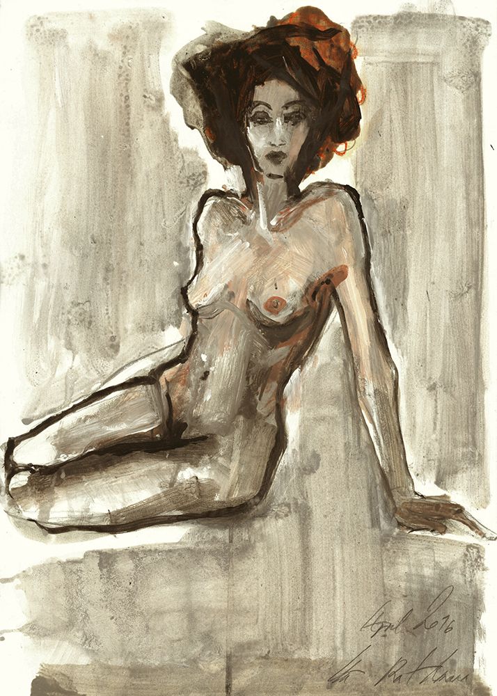 Wall art: Hommage An Kirchner IX, by Rathmann, Ute