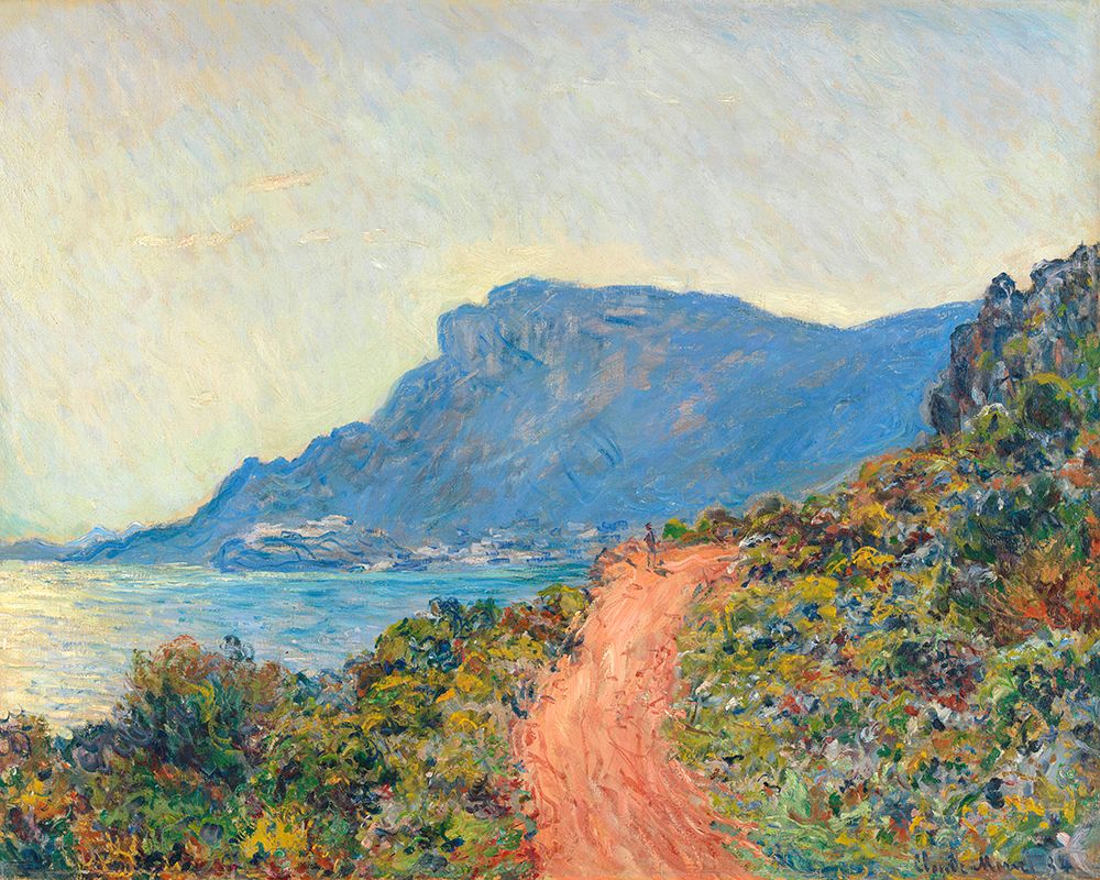 Art Print: La Corniche Near Monaco (1884) By Claude Monet