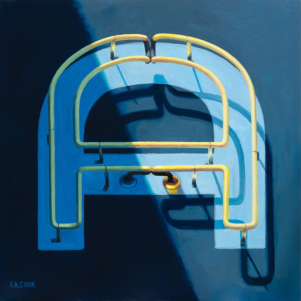 Wall art: A, by Cook, Amanda Hope