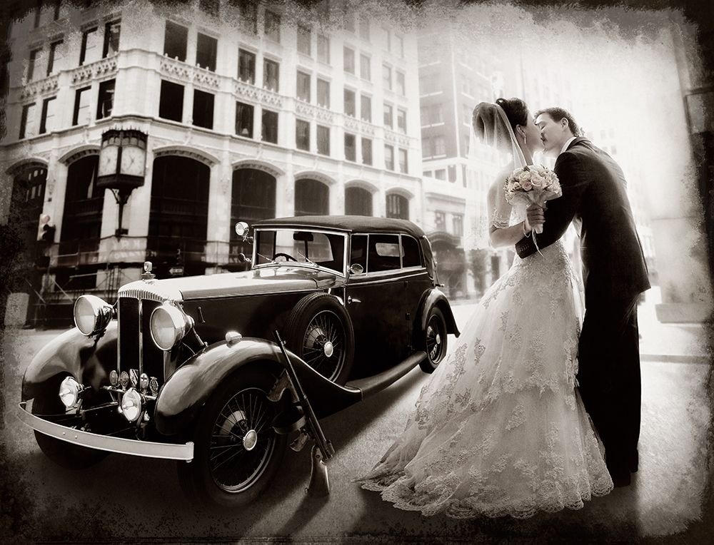 Art Print: Gangster Wedding