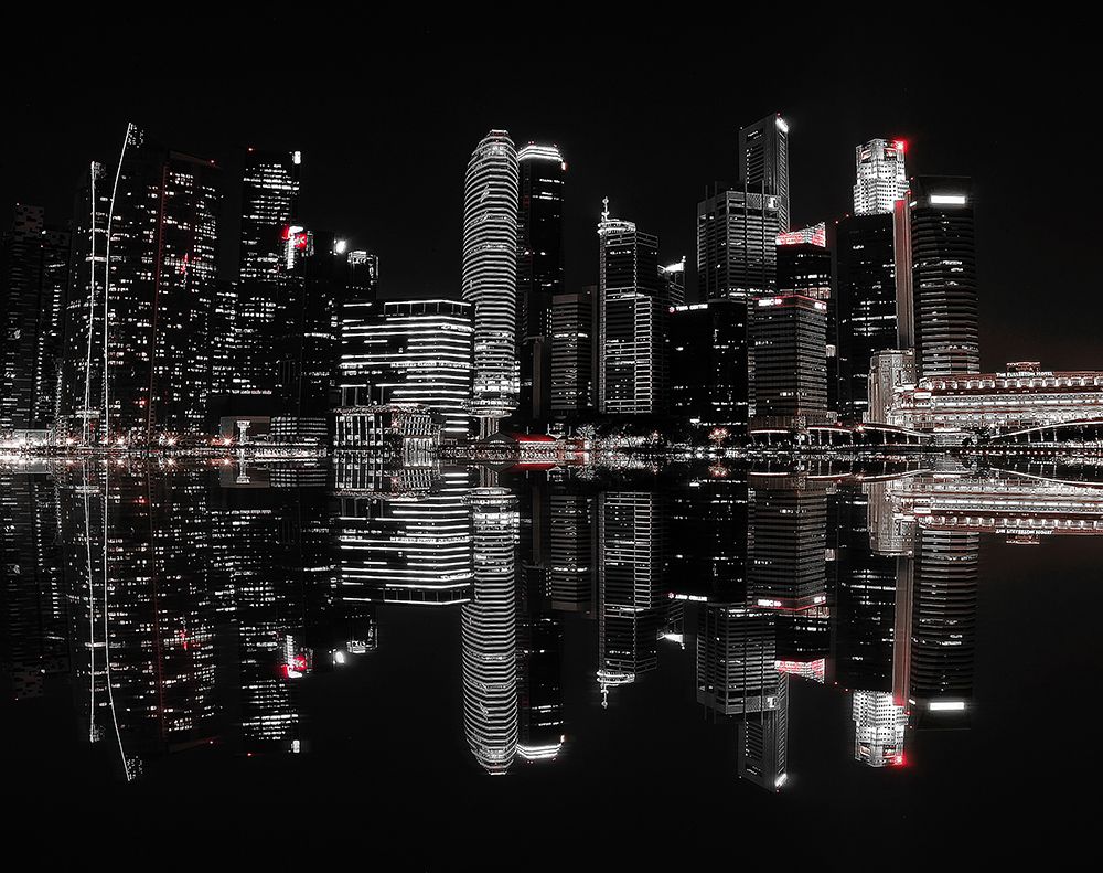 Art Print: Night In The City