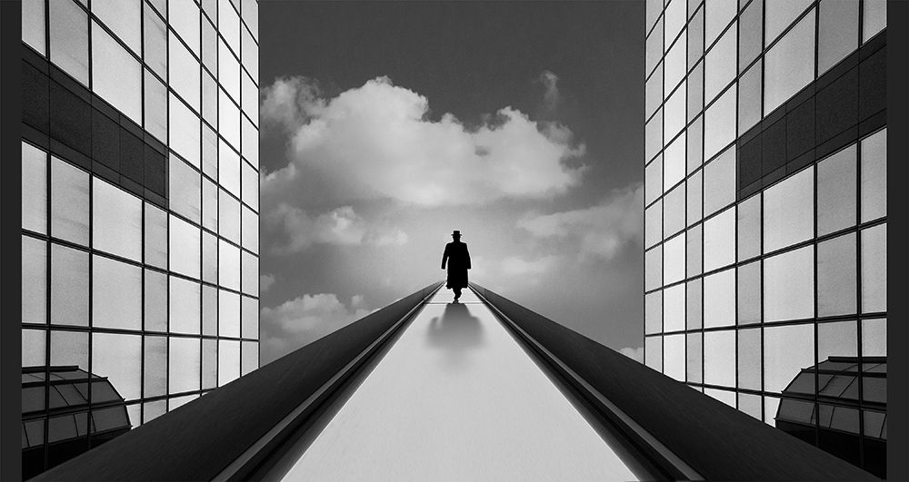 Art Print: Walking To The Light