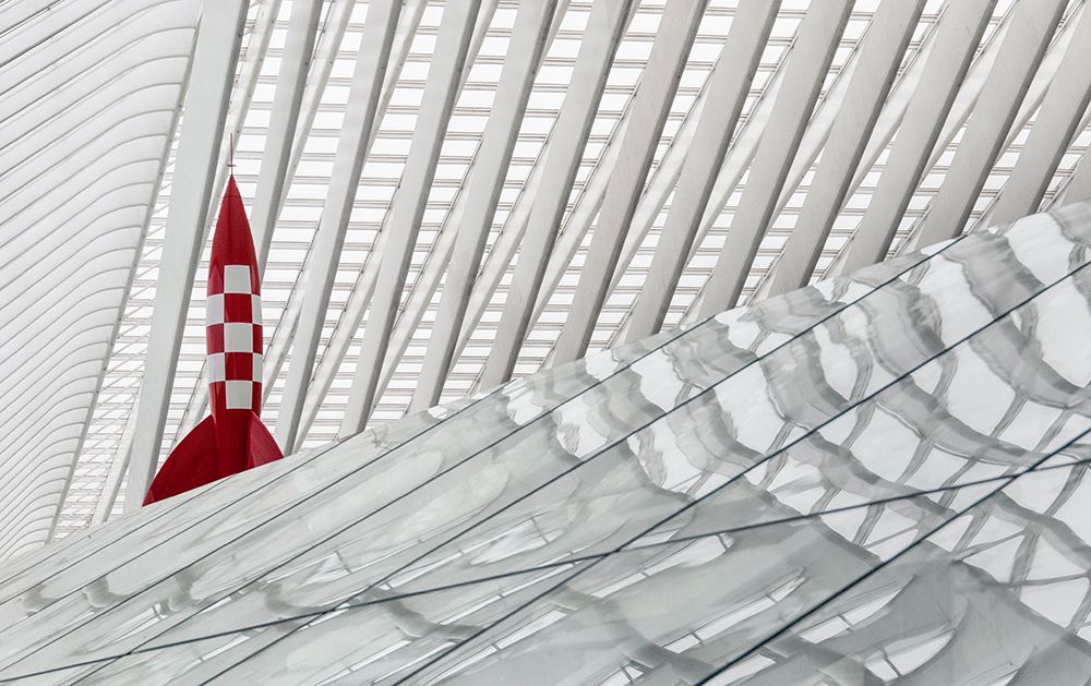 Art Print: Herge Rocket