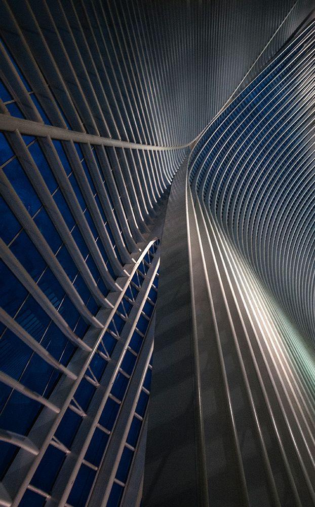 Art Print: Calatrava Lines At The Blue Hour