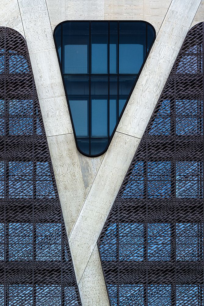 Wall art: Blue Triangle, by Van Den, Jef