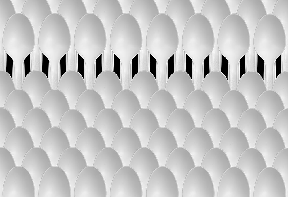 Wall Art Painting id:585792, Name: Spoons Abstract: Audience, Artist: Hammer, Jacqueline