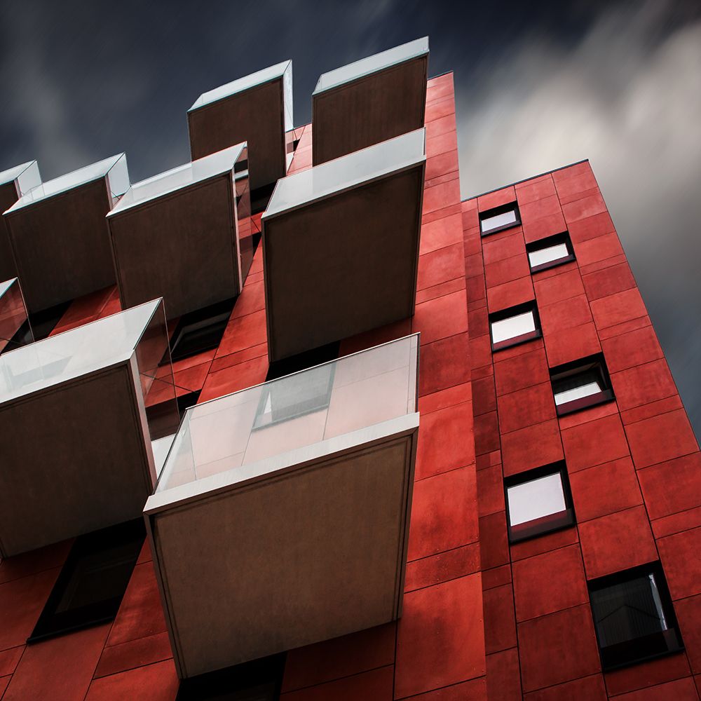 Art Print: Trays Outside