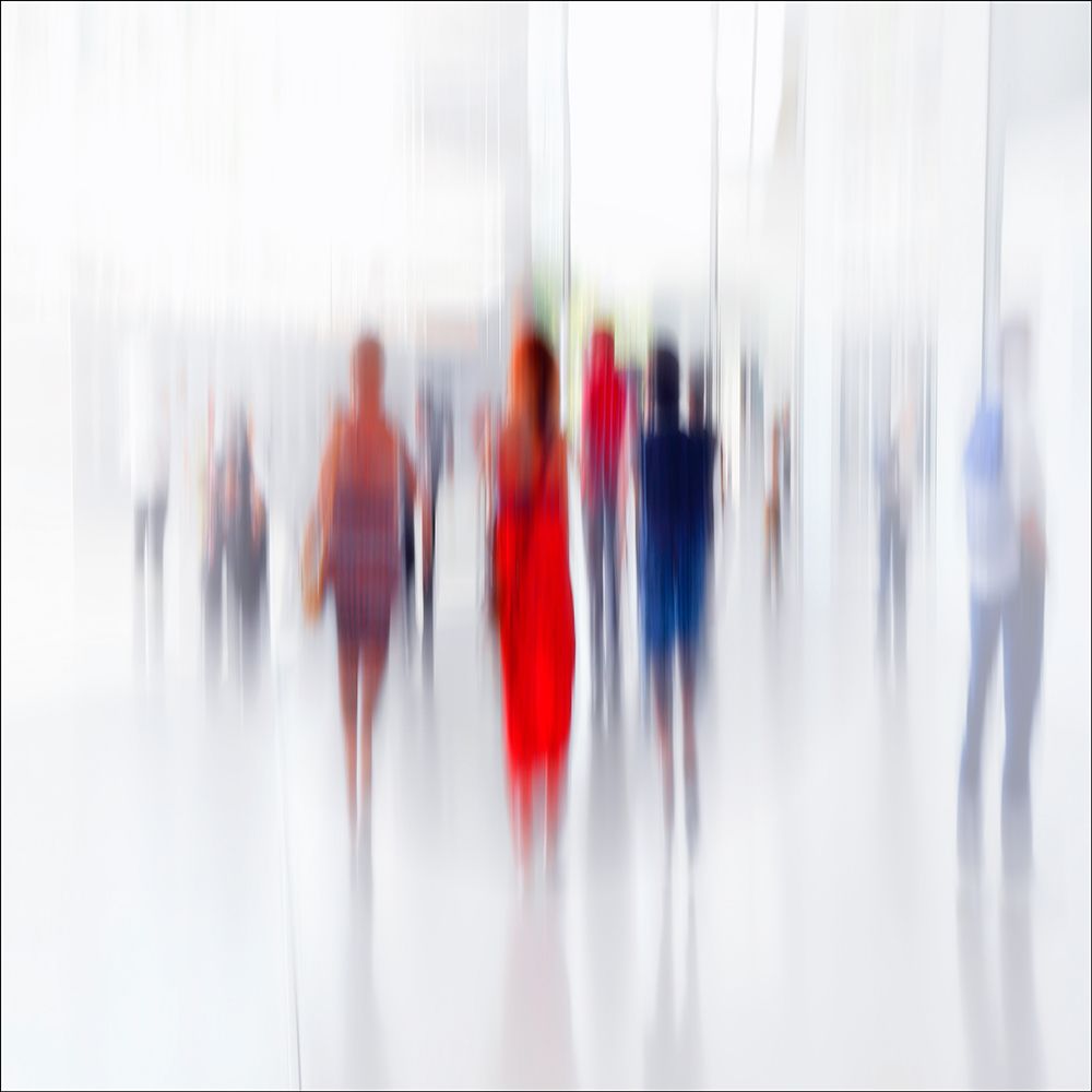 Art Print: Women In Red