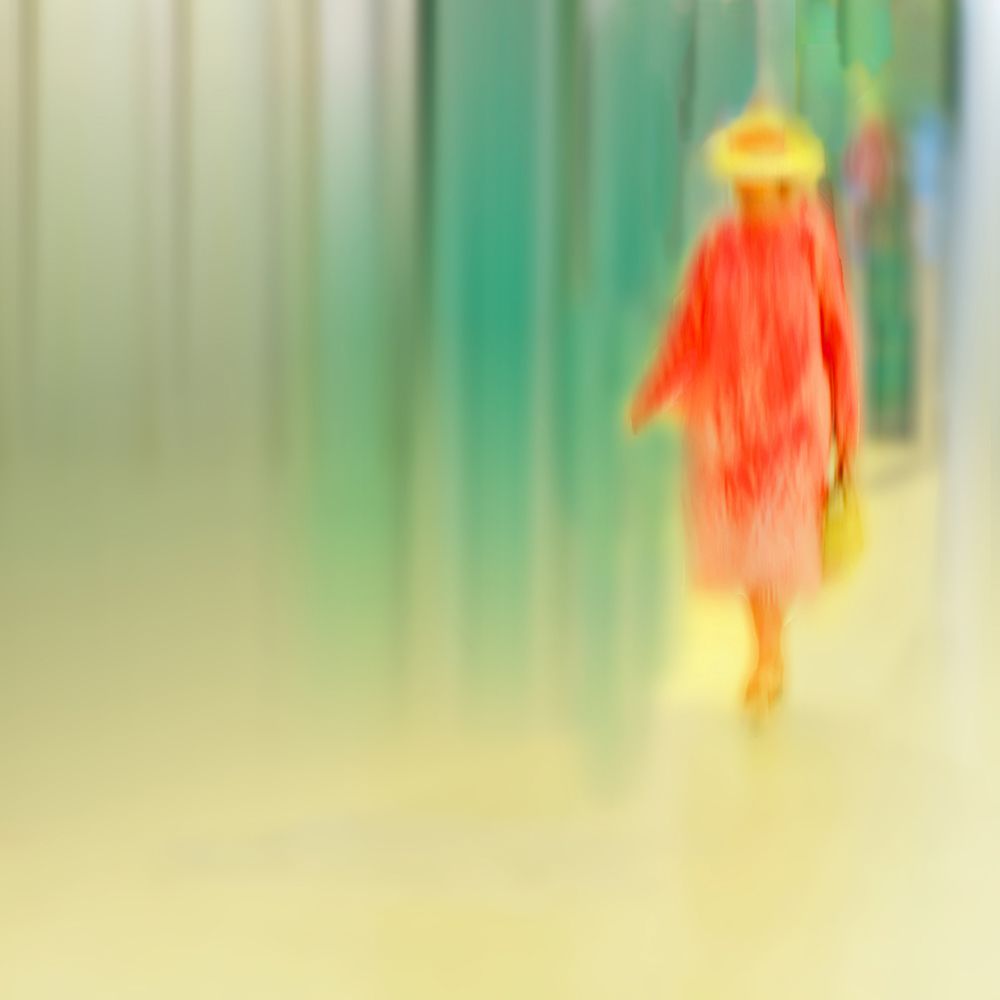 Art Print: Dame In Rot