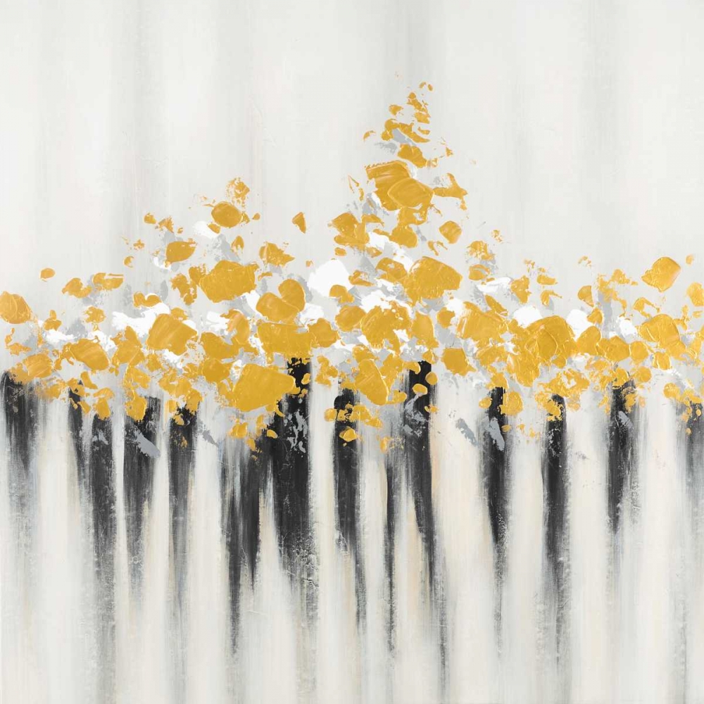 Wall Art Painting id:162992, Name: Flowers Gold Abstract, Artist: Atelier B Art Studio