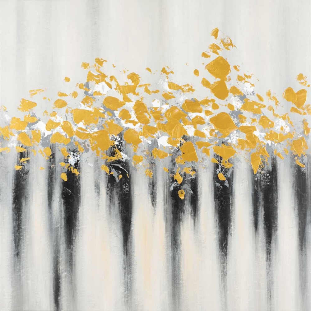 Wall Art Painting id:162993, Name: Flowers Gold Abstract, Artist: Atelier B Art Studio