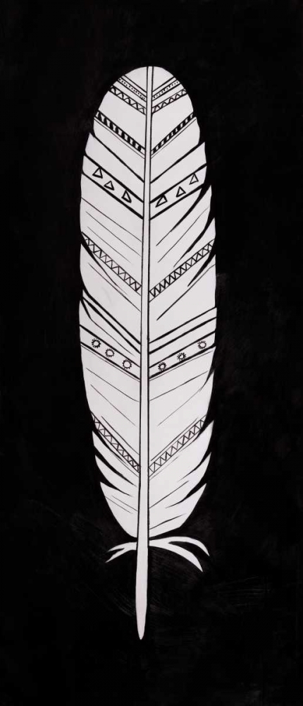 Wall Art Painting id:150815, Name: Bird Feather, Artist: Atelier B Art Studio