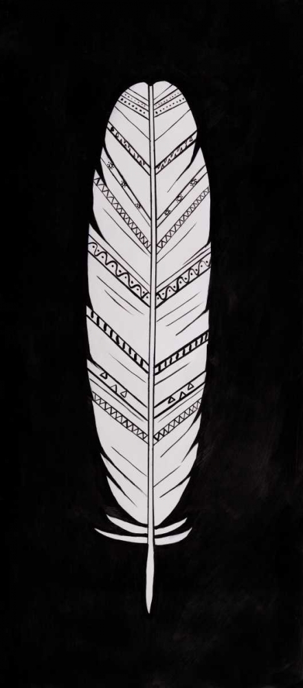 Wall Art Painting id:150816, Name: White Feather, Artist: Atelier B Art Studio