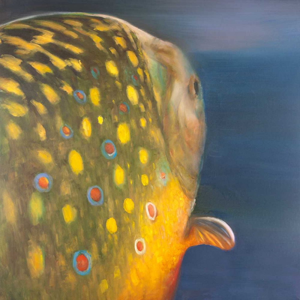Wall Art Painting id:150826, Name: Golden Trout Fish, Artist: Atelier B Art Studio