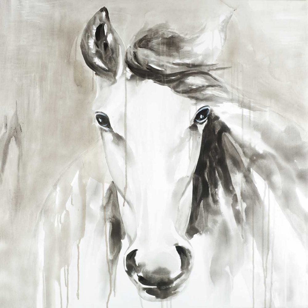 Wall art: Beautiful Abstract Horse, by Atelier B Art Studio