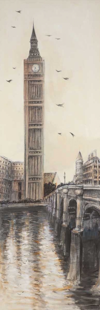 Wall Art Painting id:150881, Name: Big Ben in London, Artist: Atelier B Art Studio