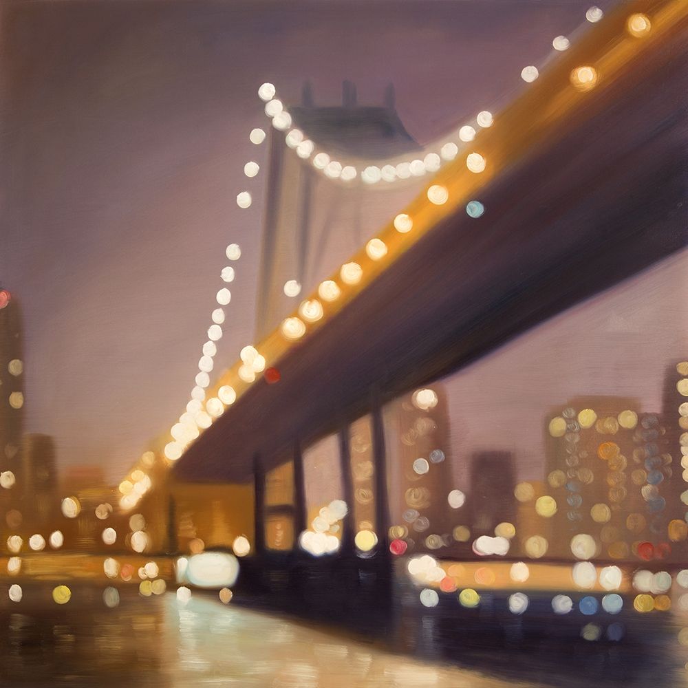 Wall Art Painting id:211921, Name: NEW-YORK AT NIGHT, Artist: Atelier B Art Studio