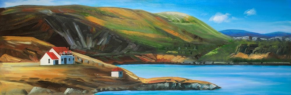 Wall Art Painting id:194025, Name: Scottish Valley by a Beautiful Day, Artist: Atelier B Art Studio