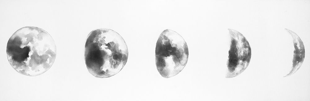 Wall art: BLACK AND WHITE ECLIPSE, by Atelier B Art Studio