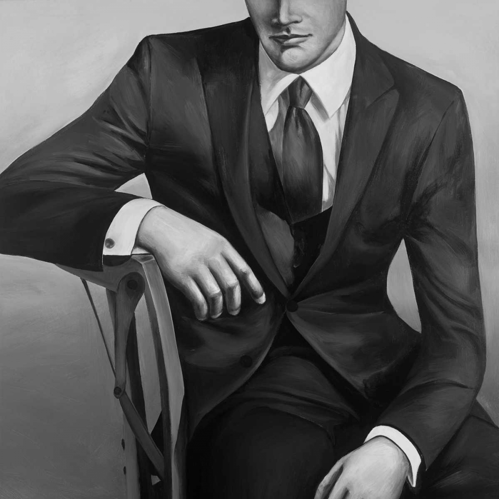 Wall art: Businessman, by Atelier B Art Studio