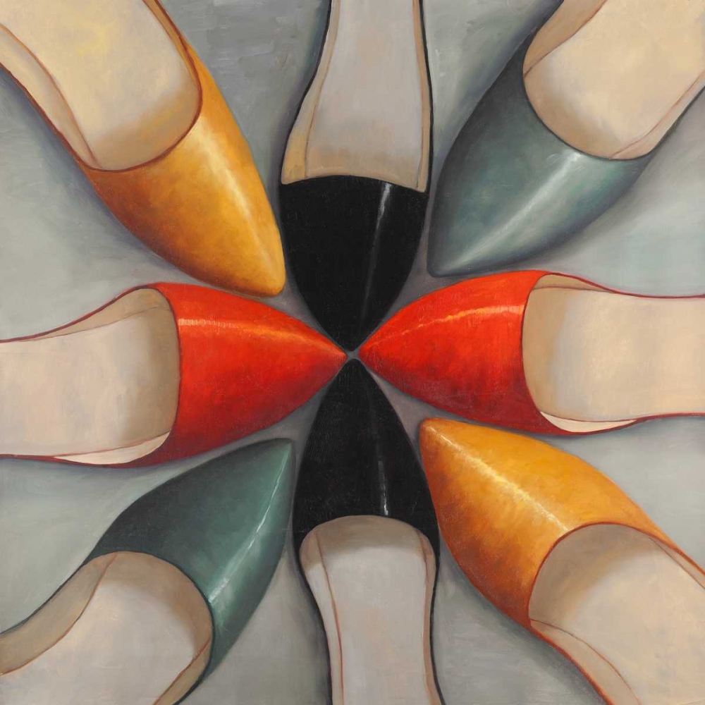 Art Print: Womens Ballerina Shoes Style