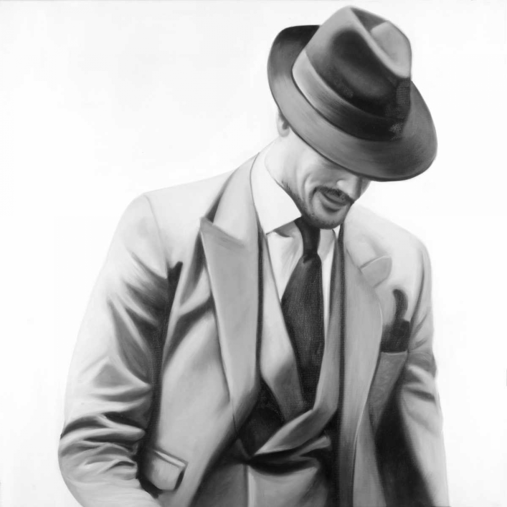 Wall art: Elegant Businessman, by Atelier B Art Studio