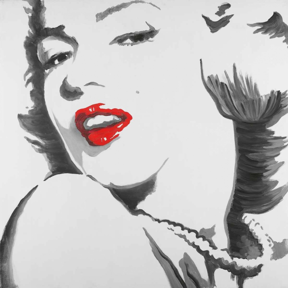 Wall art: Marilyn Monroe Outline Style, by Atelier B Art Studio