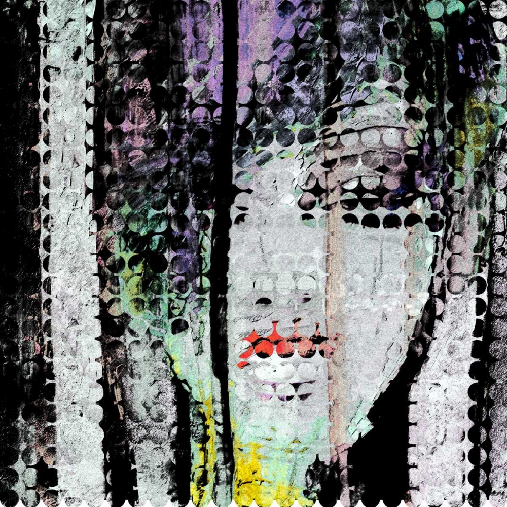 Wall Art Painting id:150966, Name: Abstract Colorful Woman Face, Artist: Atelier B Art Studio