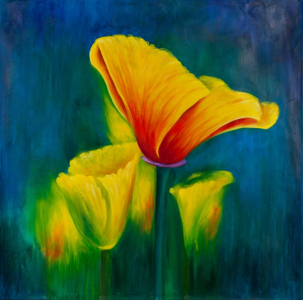 Wall Art Painting id:150974, Name: Beautiful Colorful Flowers, Artist: Atelier B Art Studio