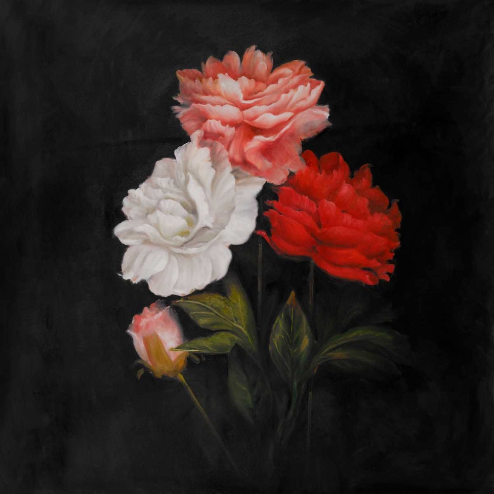 Wall Art Painting id:153269, Name: Small Bouquet of Roses, Artist: Atelier B Art Studio