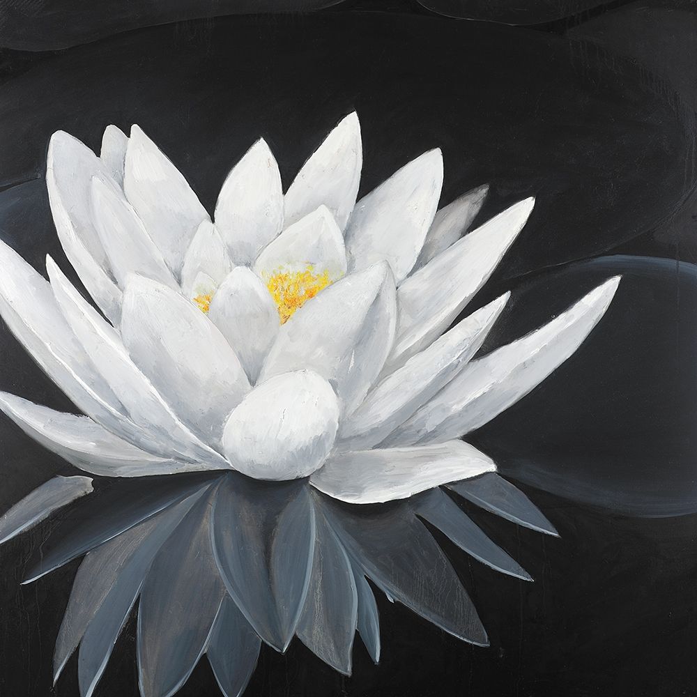 Wall art: Lotus Flower with Reflection, by Atelier B Art Studio