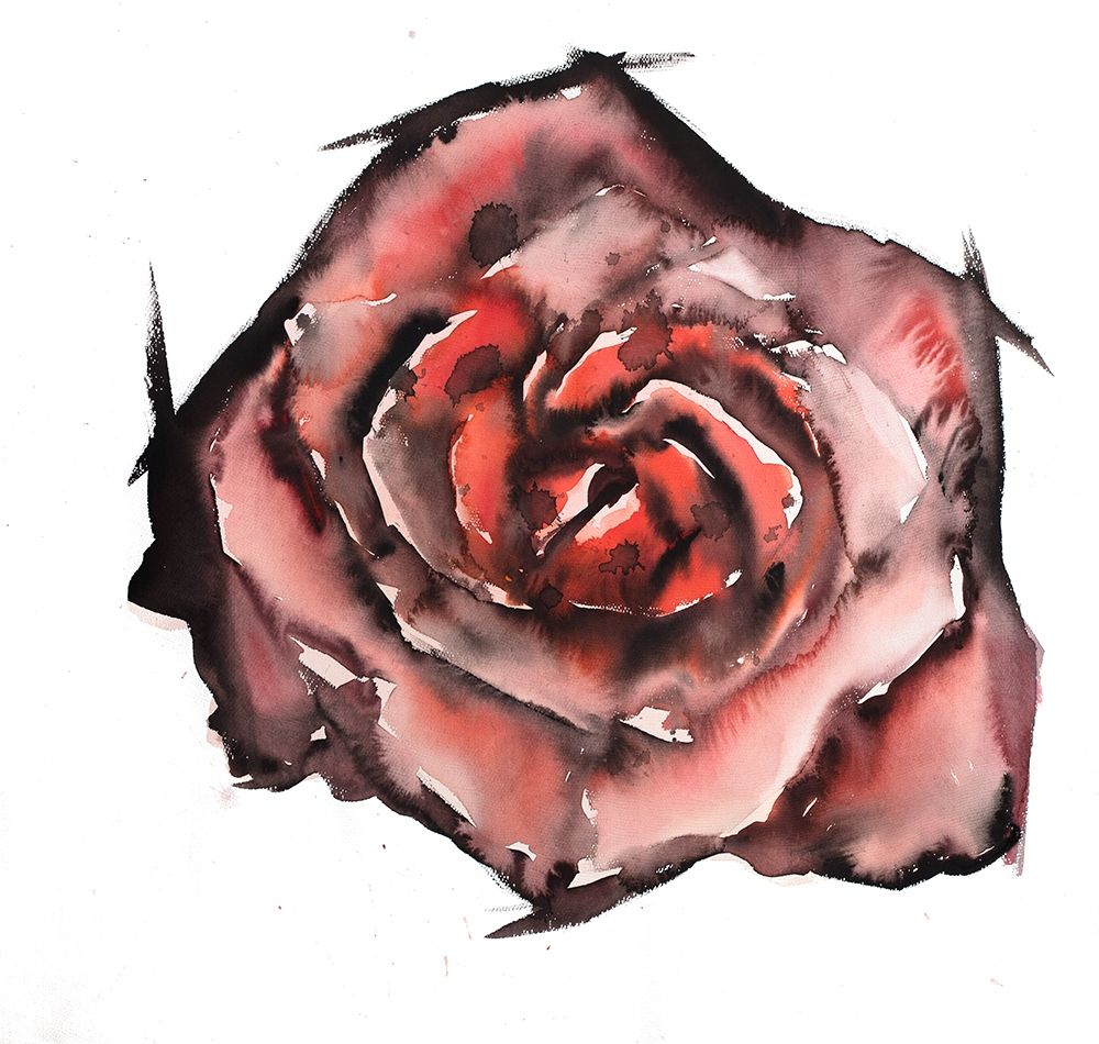 Wall Art Painting id:212194, Name: WATERCOLOR ROSE, Artist: Atelier B Art Studio