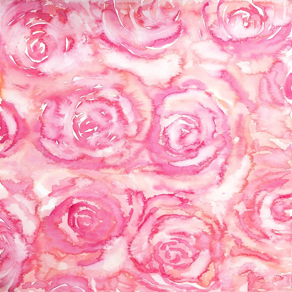 Wall Art Painting id:220754, Name: BOUQUET OF ROSES IN WATERCOLOR, Artist: Atelier B Art Studio