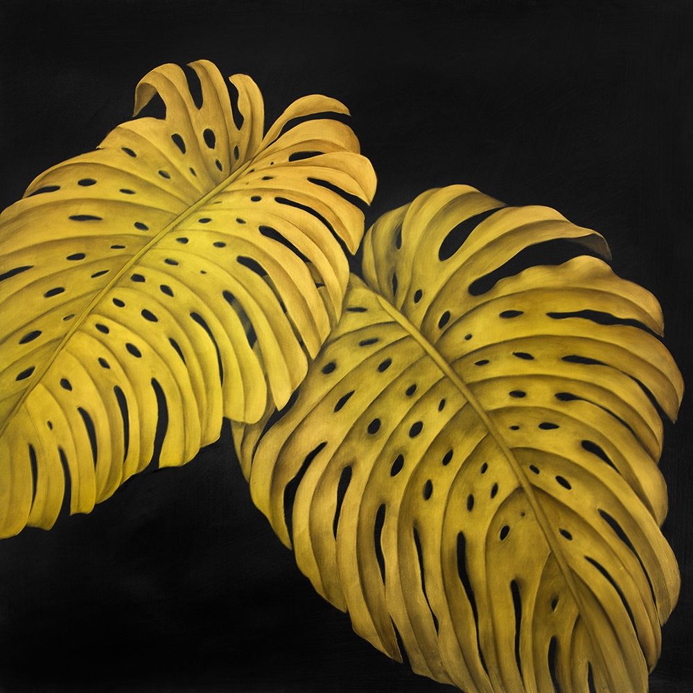 Wall Art Painting id:276006, Name: GOLD MONSTERA, Artist: Atelier B Art Studio