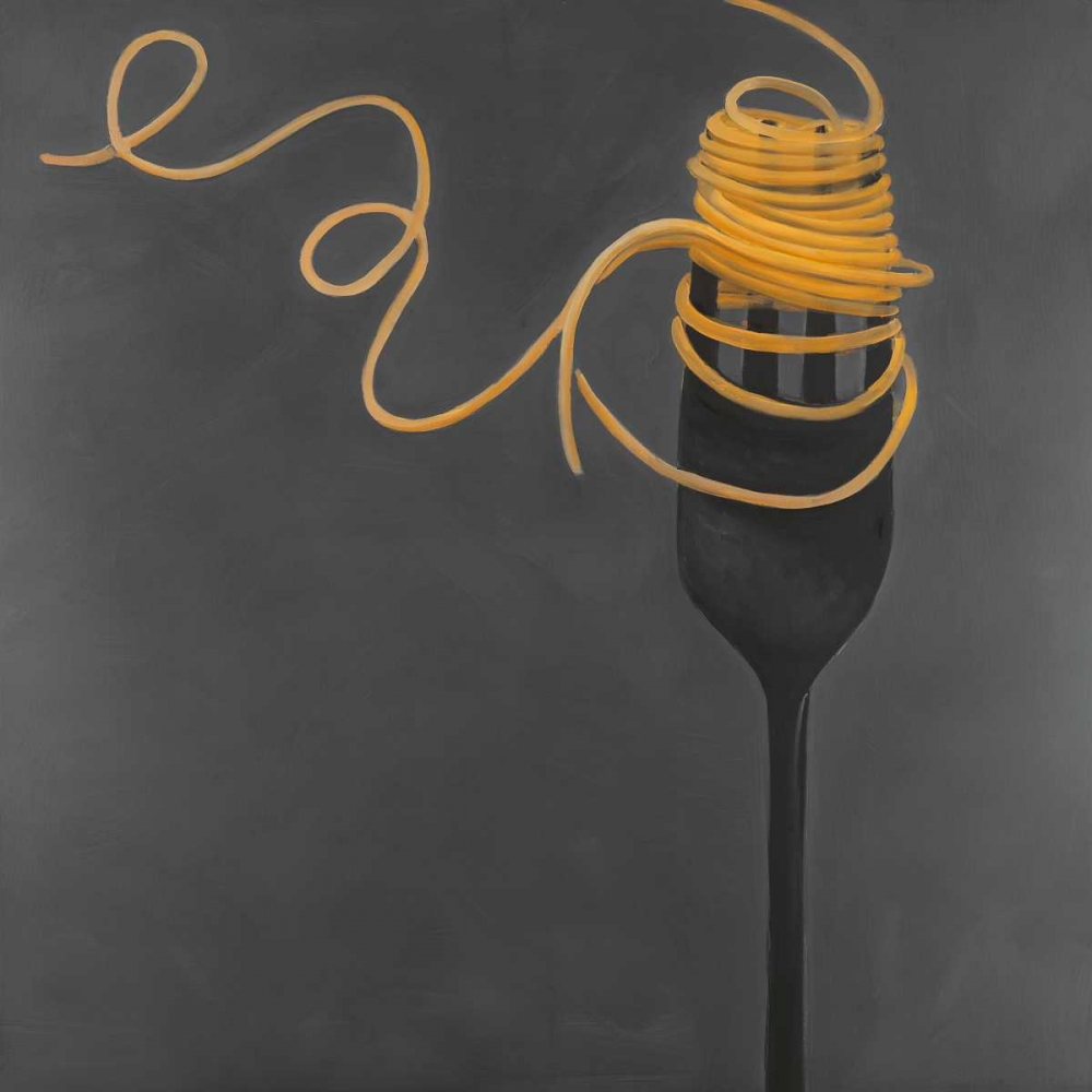 Wall Art Painting id:154162, Name: Spaghetti Pasta around the Fork, Artist: Atelier B Art Studio