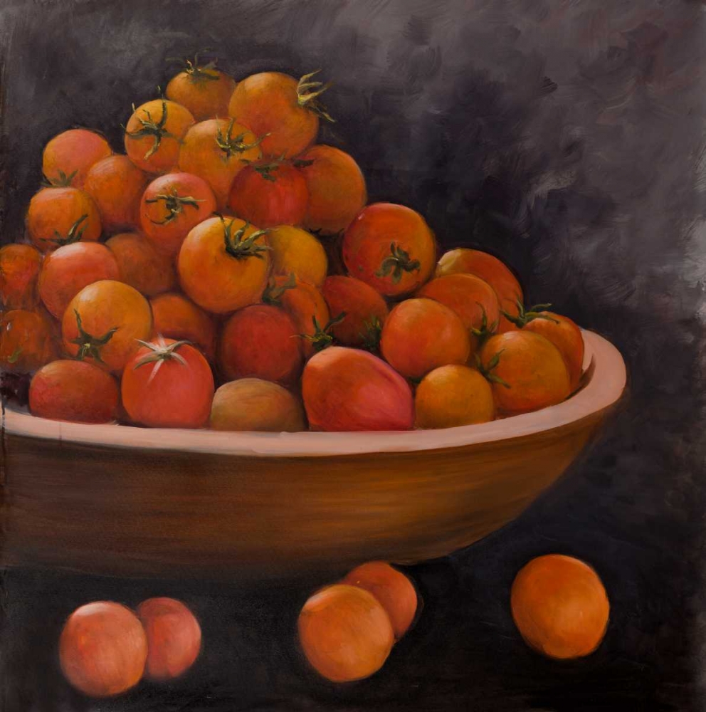 Wall Art Painting id:154171, Name: Cherry Tomatoes in Bowl, Artist: Atelier B Art Studio