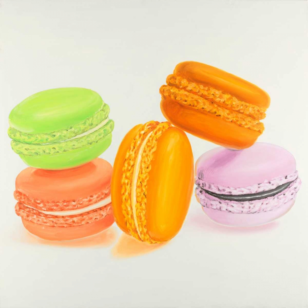 Wall Art Painting id:174803, Name: Small Bites of Macaroons, Artist: Atelier B Art Studio