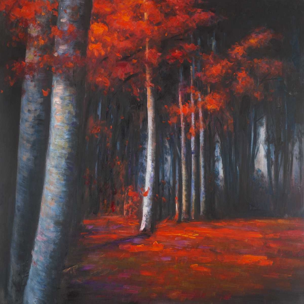 Wall Art Painting id:154180, Name: Mysterious Forest, Artist: Atelier B Art Studio