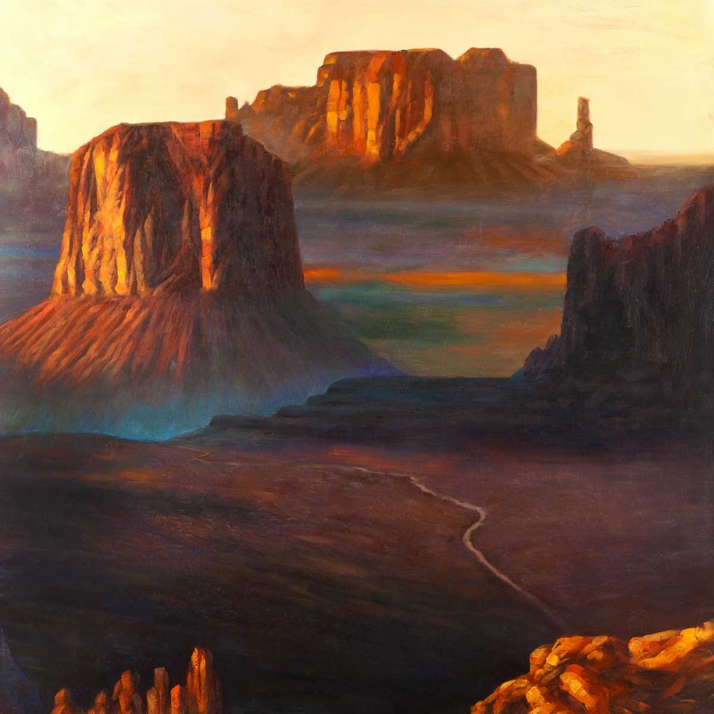 Wall Art Painting id:150988, Name: Monument Valley Tribal Park in Colorado, Artist: Atelier B Art Studio