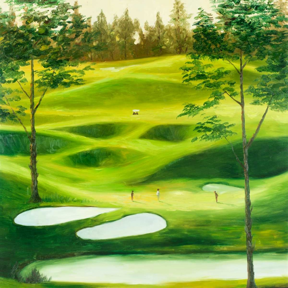 Wall Art Painting id:163073, Name: Big Golf Course, Artist: Atelier B Art Studio