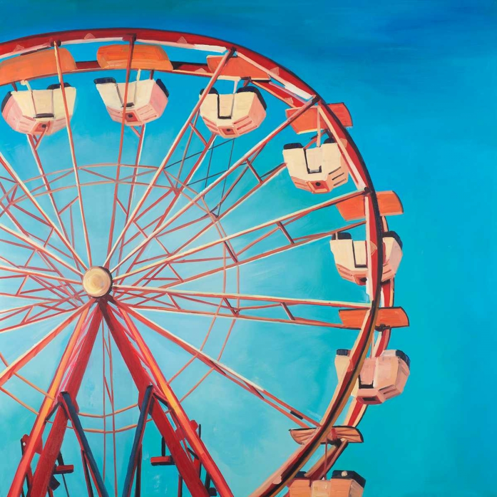 Wall art: Big Wheel in a Carnaval, by Atelier B Art Studio