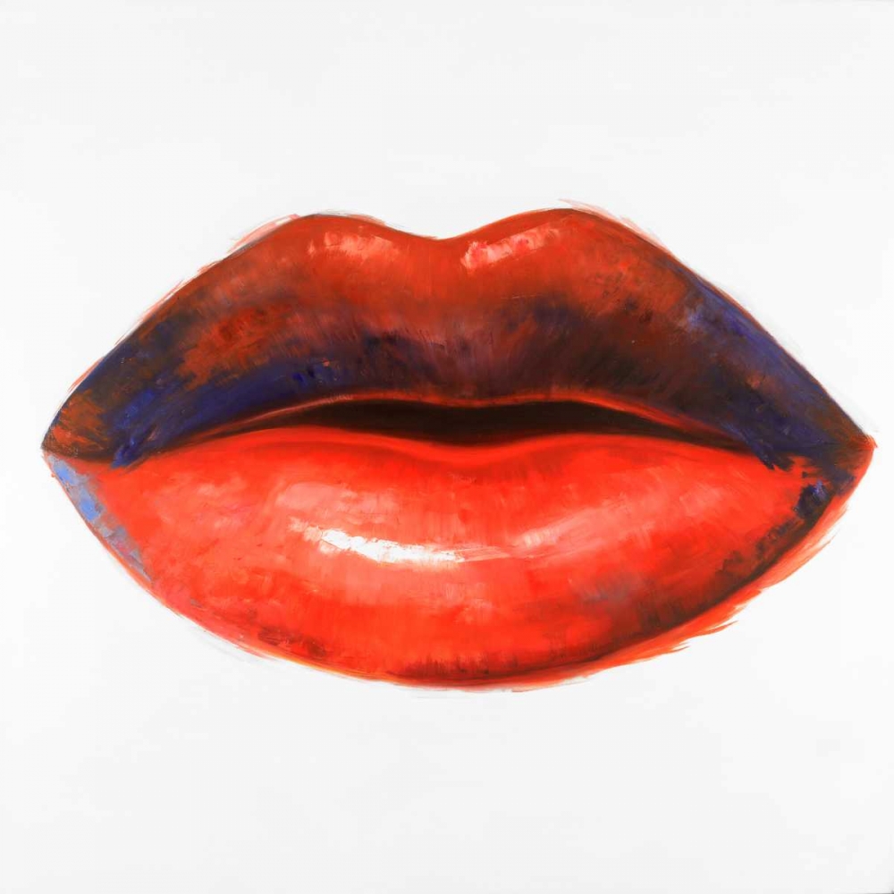 Wall art: Red Lipstick, by Atelier B Art Studio