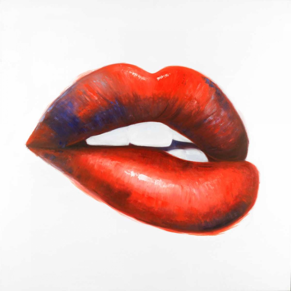 Wall art: Beautiful Red Mouth, by Atelier B Art Studio