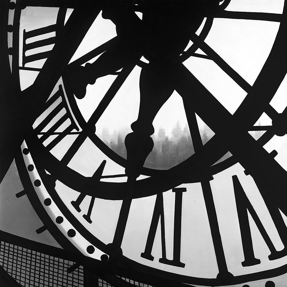 Art Print: Giant Clock in Orsay Museum