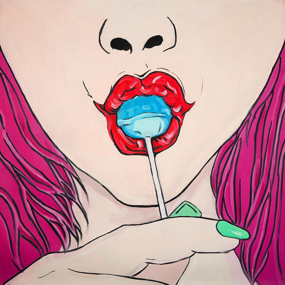 Wall art: LOLLIPOP, by Atelier B Art Studio